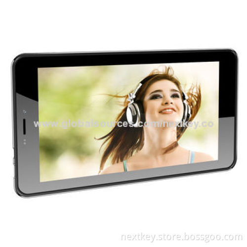 800 x 480P LED Panel 7-inch Tablet PC with MTK6572/512MB/DDR/4GB NAND Flash, Wi-Fi FrontNew